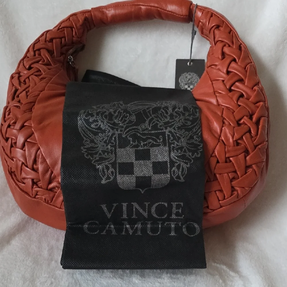 Vince Camuto Women's Tan‎ Woven Hobo Bag